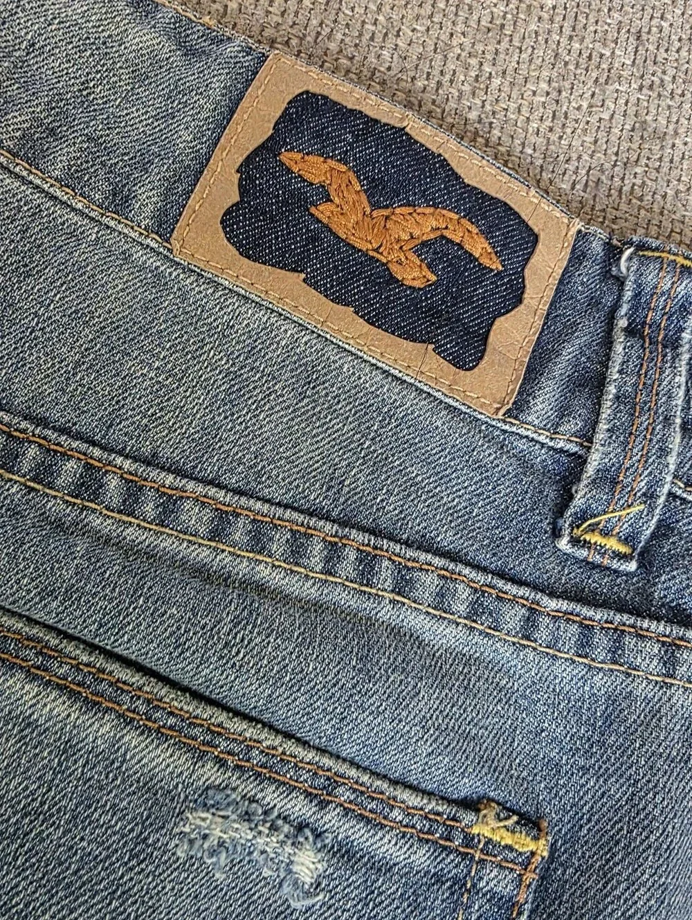 2K Vintage Hollister Denim Mini Skirt - Picture 6 of 6